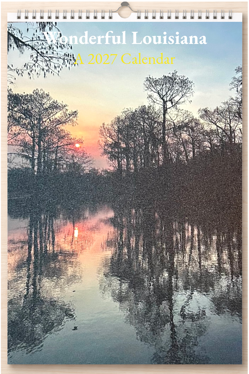Wonderful Louisiana: A 2027 Calendar
