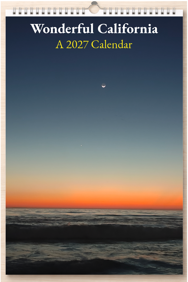 Wonderful California: A 2027 Calendar