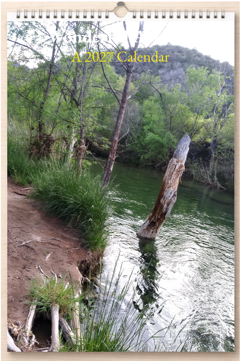Wonderful Arizona: A 2027 Calendar