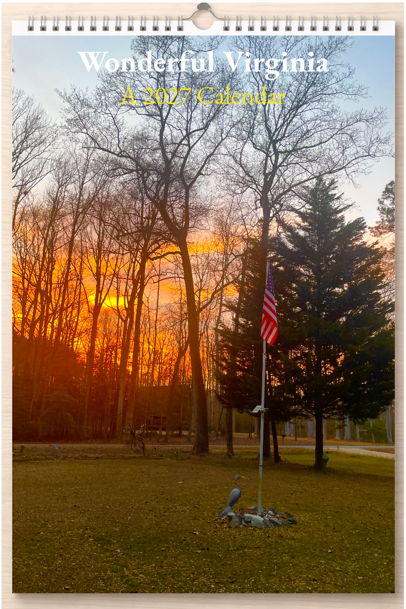 Wonderful Virginia: A 2027 Calendar