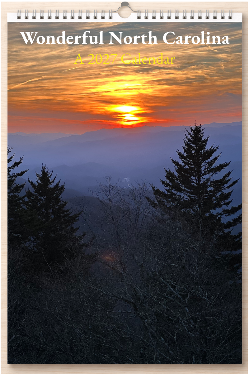 Wonderful North Carolina: A 2027 Calendar