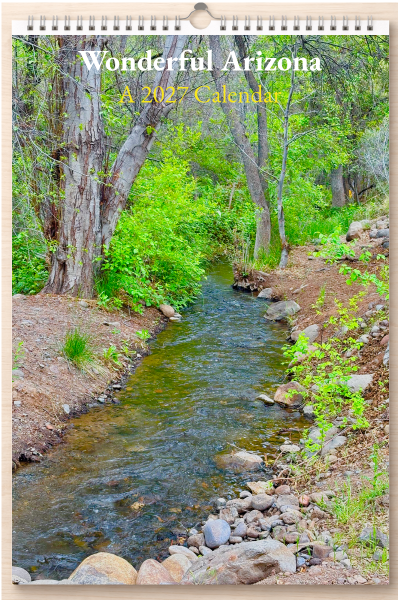 Wonderful Arizona: A 2027 Calendar