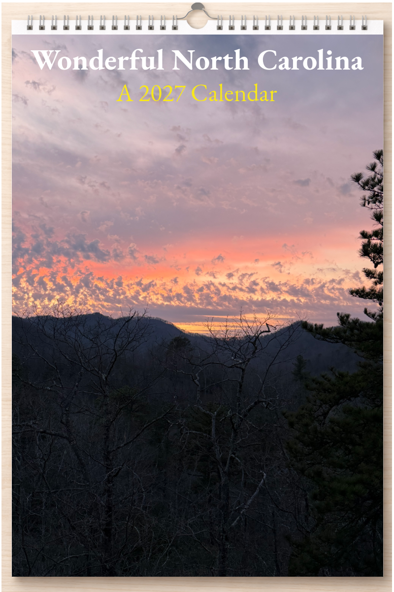 Wonderful North Carolina: A 2027 Calendar