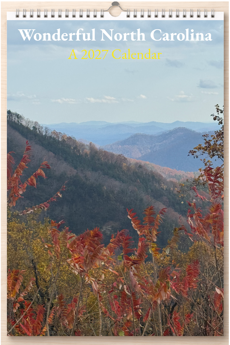 Wonderful North Carolina: A 2027 Calendar