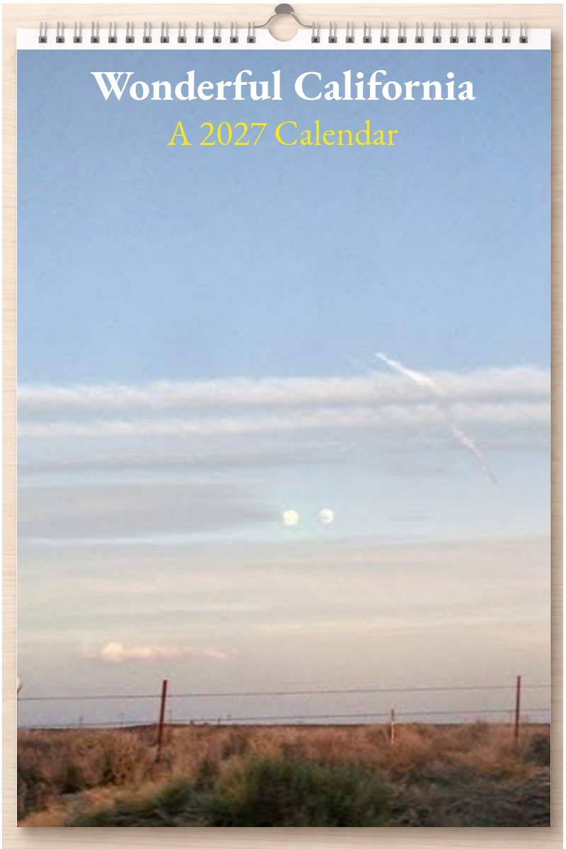 Wonderful California: A 2027 Calendar