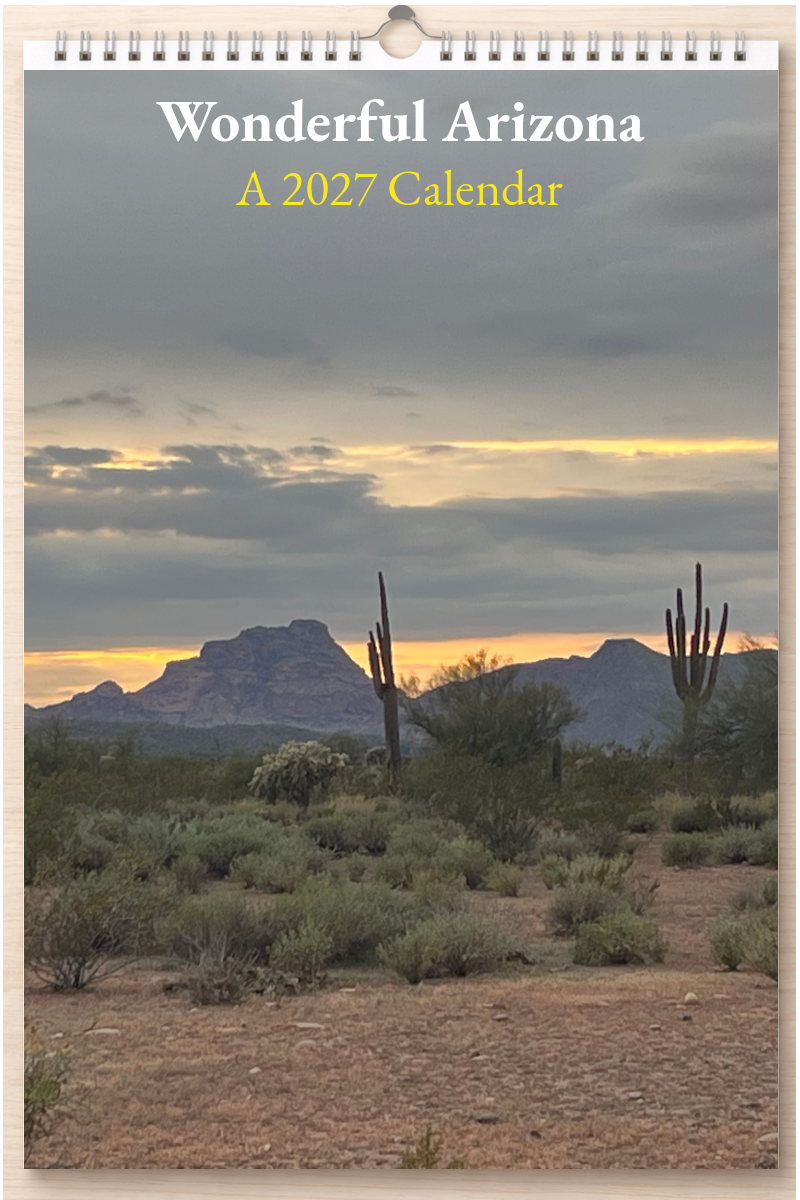 Wonderful Arizona: A 2027 Calendar