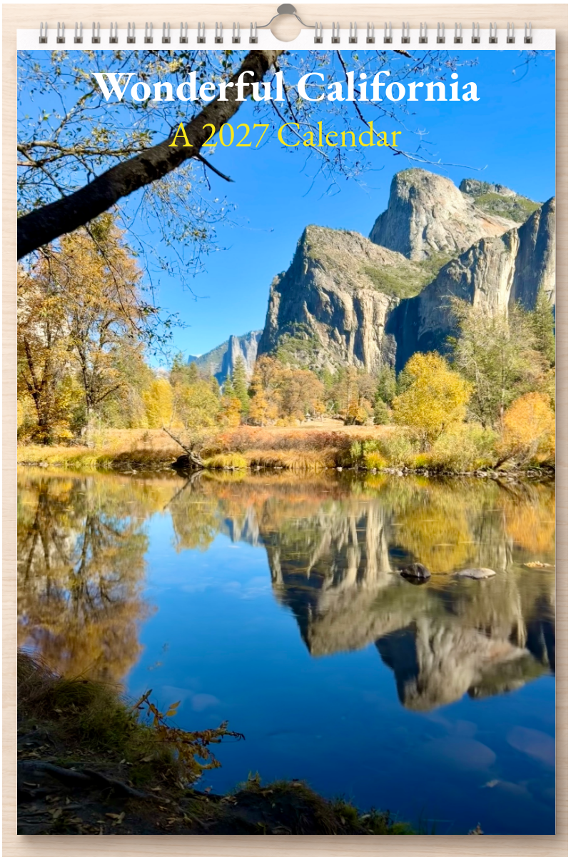 Wonderful California: A 2027 Calendar