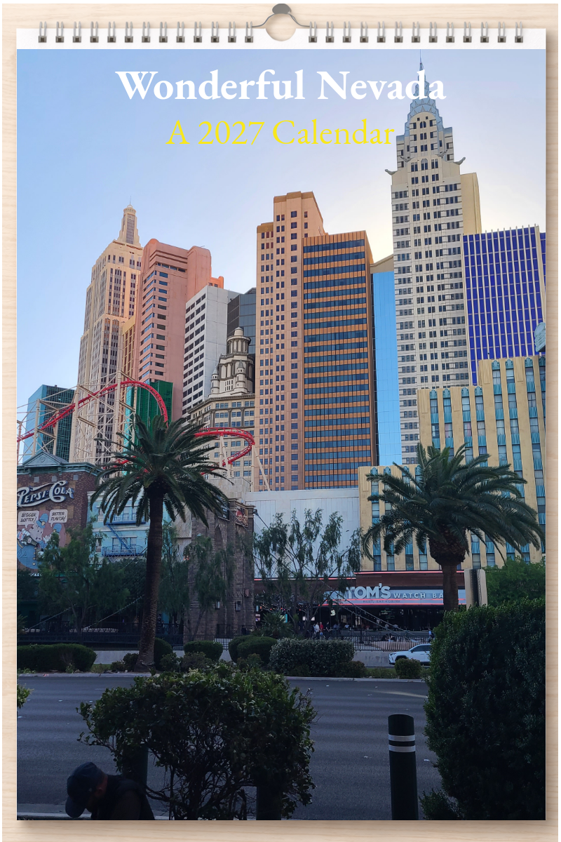 Wonderful Nevada: A 2027 Calendar