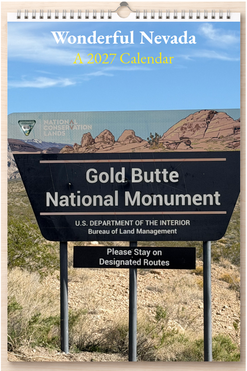 Wonderful Nevada: A 2027 Calendar