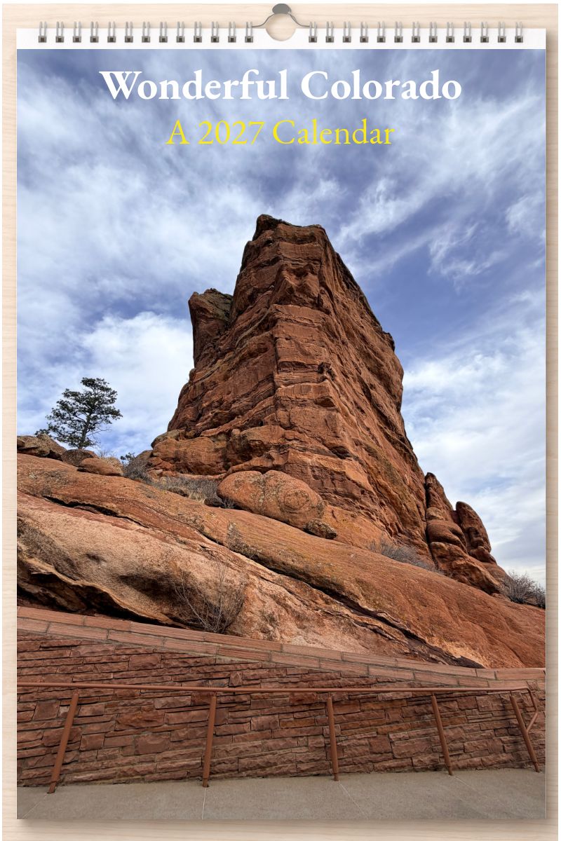 Wonderful Colorado: A 2027 Calendar