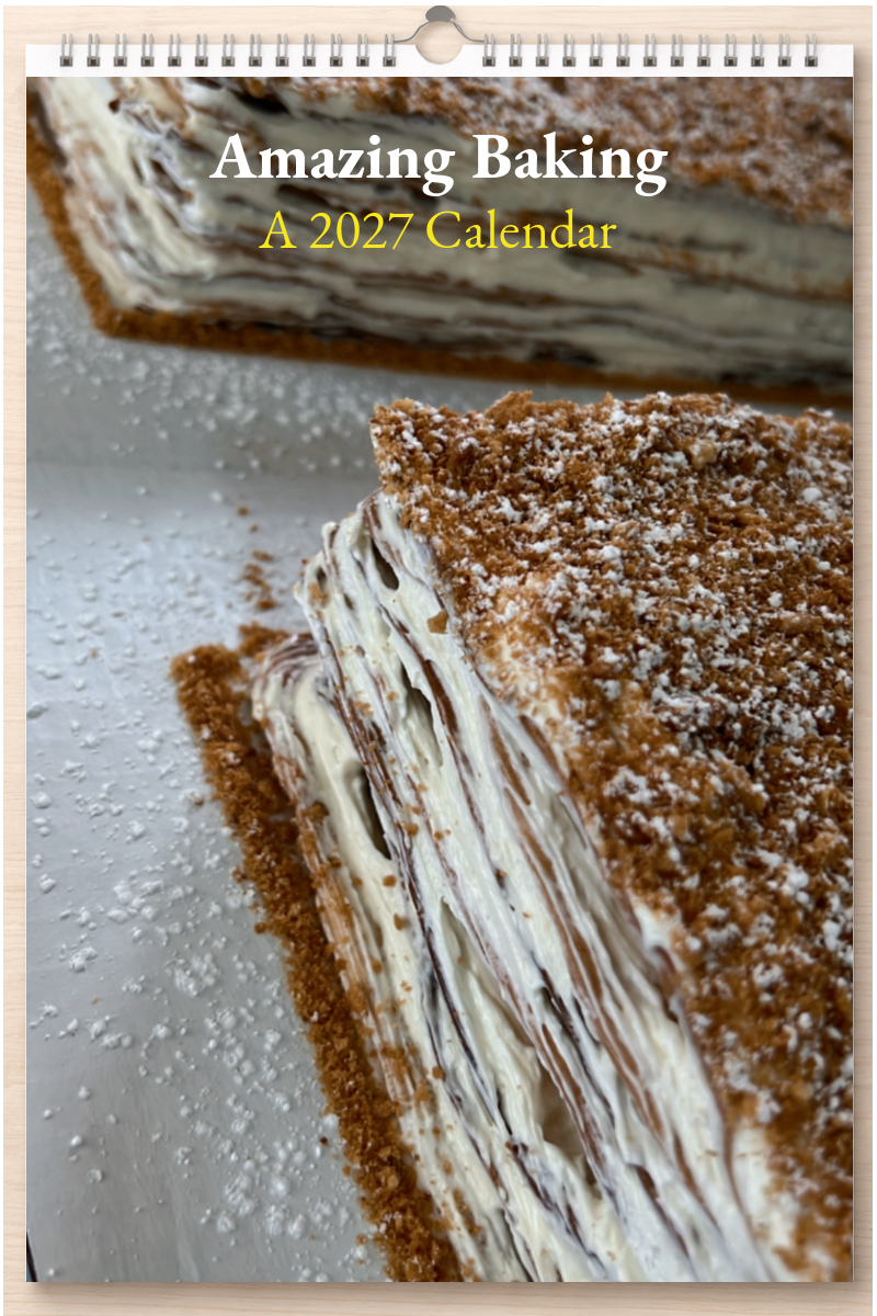 Amazing Baking: A 2027 Calendar