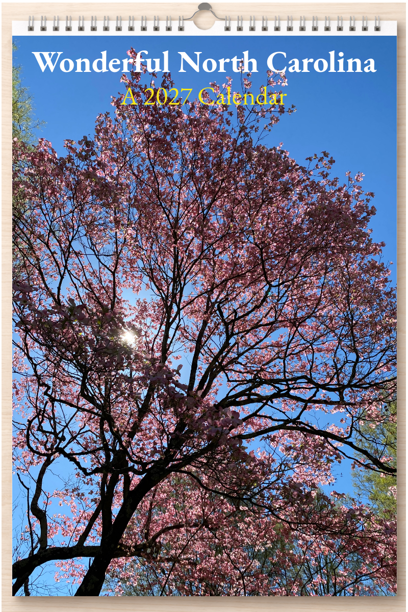 Wonderful North Carolina: A 2027 Calendar