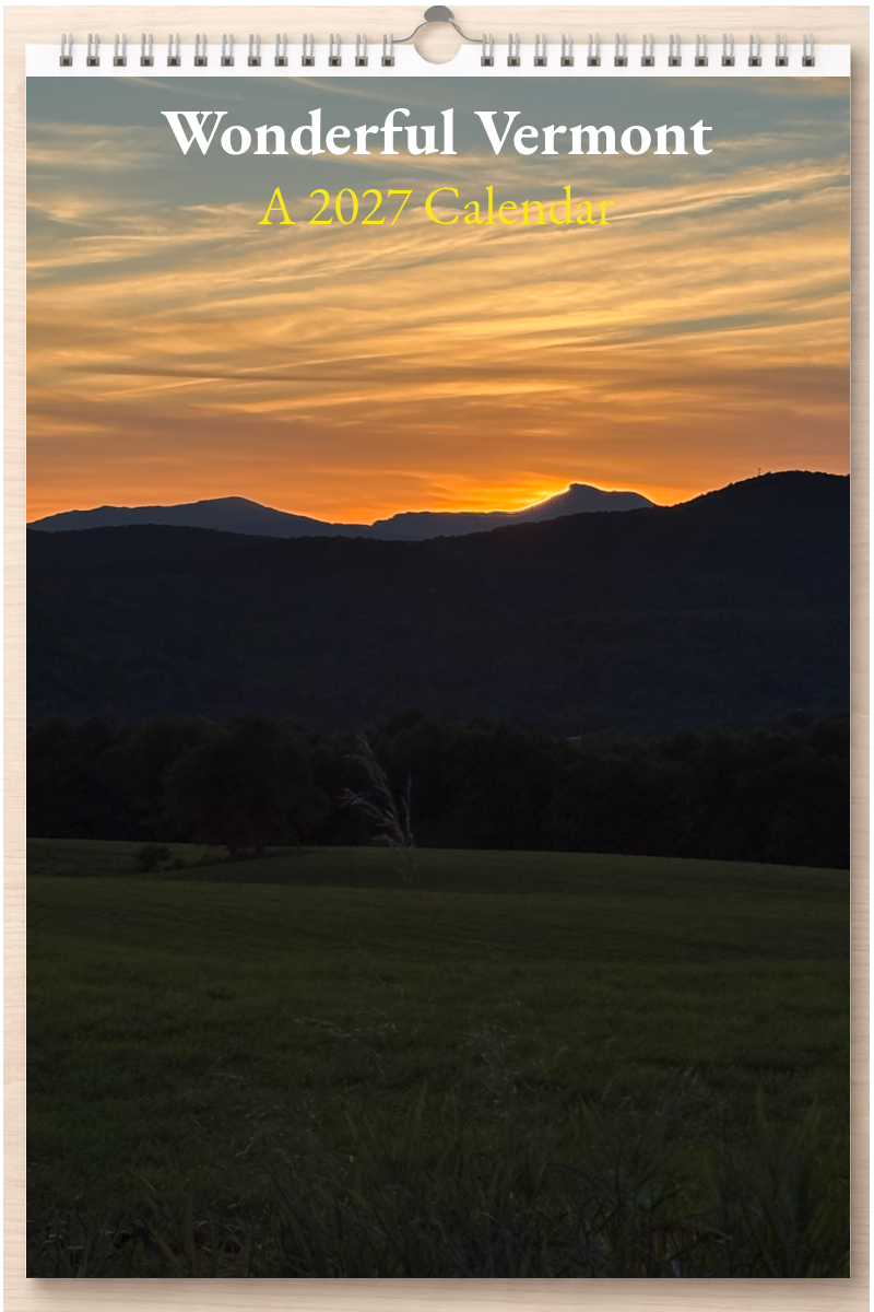 Wonderful Vermont: A 2027 Calendar – Silent Spark Press