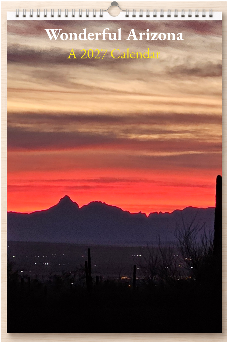 Wonderful Arizona: A 2027 Calendar