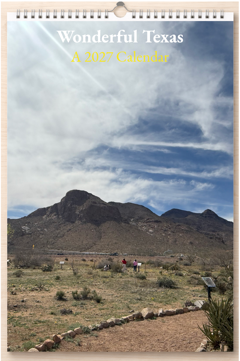 Wonderful Texas: A 2027 Calendar