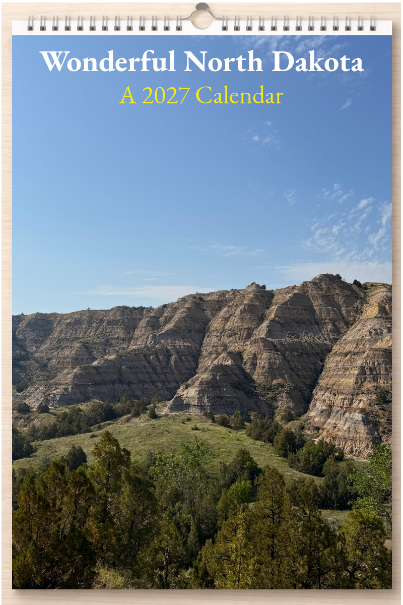 Wonderful North Dakota: A 2027 Calendar