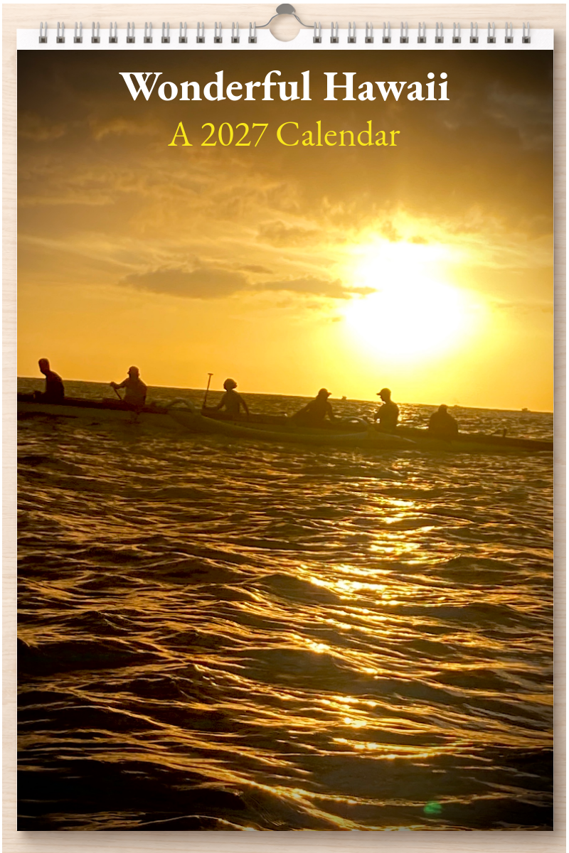 Wonderful Hawaii: A 2027 Calendar