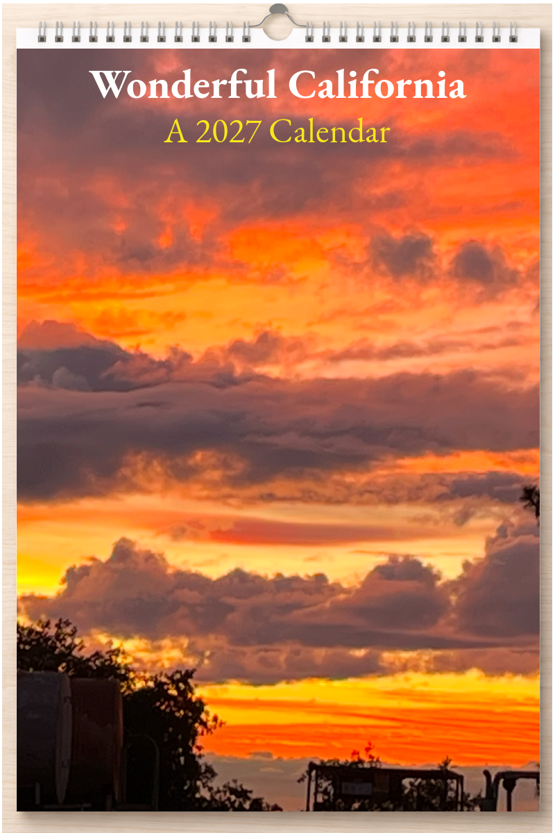 Wonderful California: A 2027 Calendar