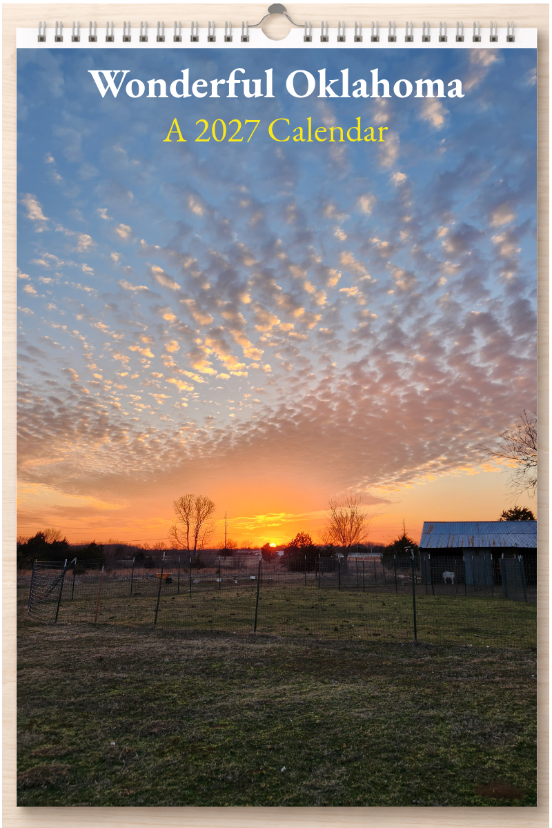 Wonderful Oklahoma: A 2027 Calendar