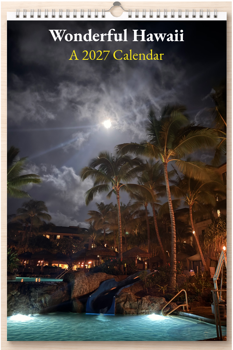 Wonderful Hawaii: A 2027 Calendar