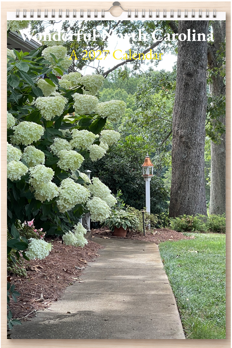 Wonderful North Carolina: A 2027 Calendar