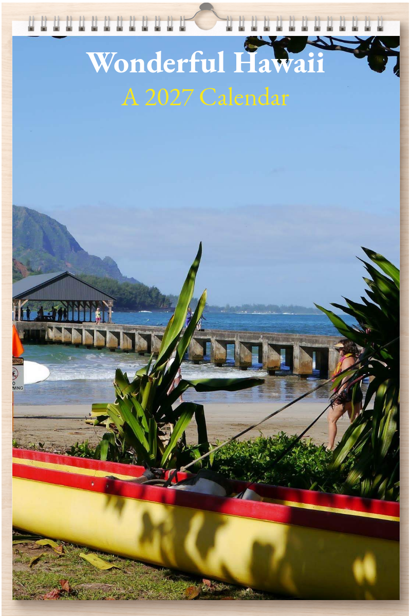 Wonderful Hawaii: A 2027 Calendar