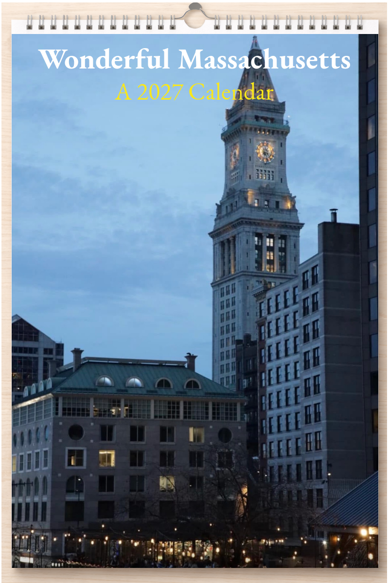 Wonderful Massachusetts: A 2027 Calendar