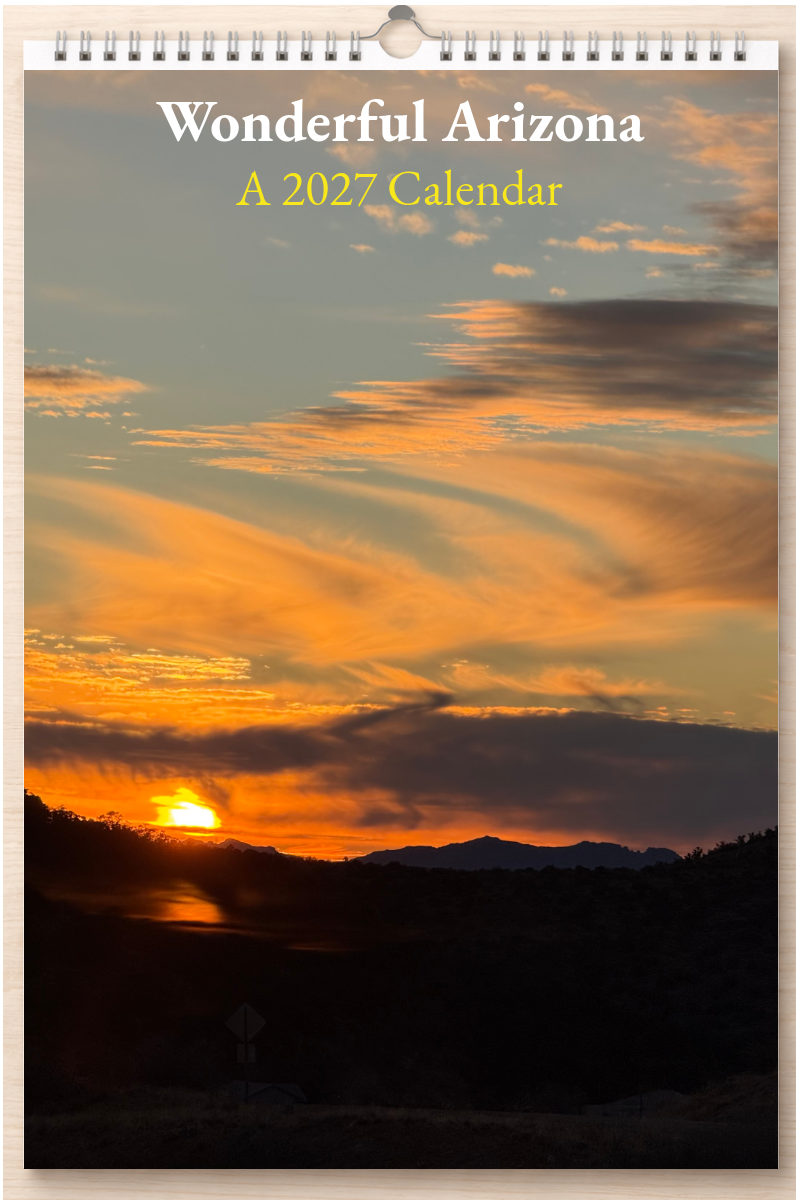 Wonderful Arizona: A 2027 Calendar