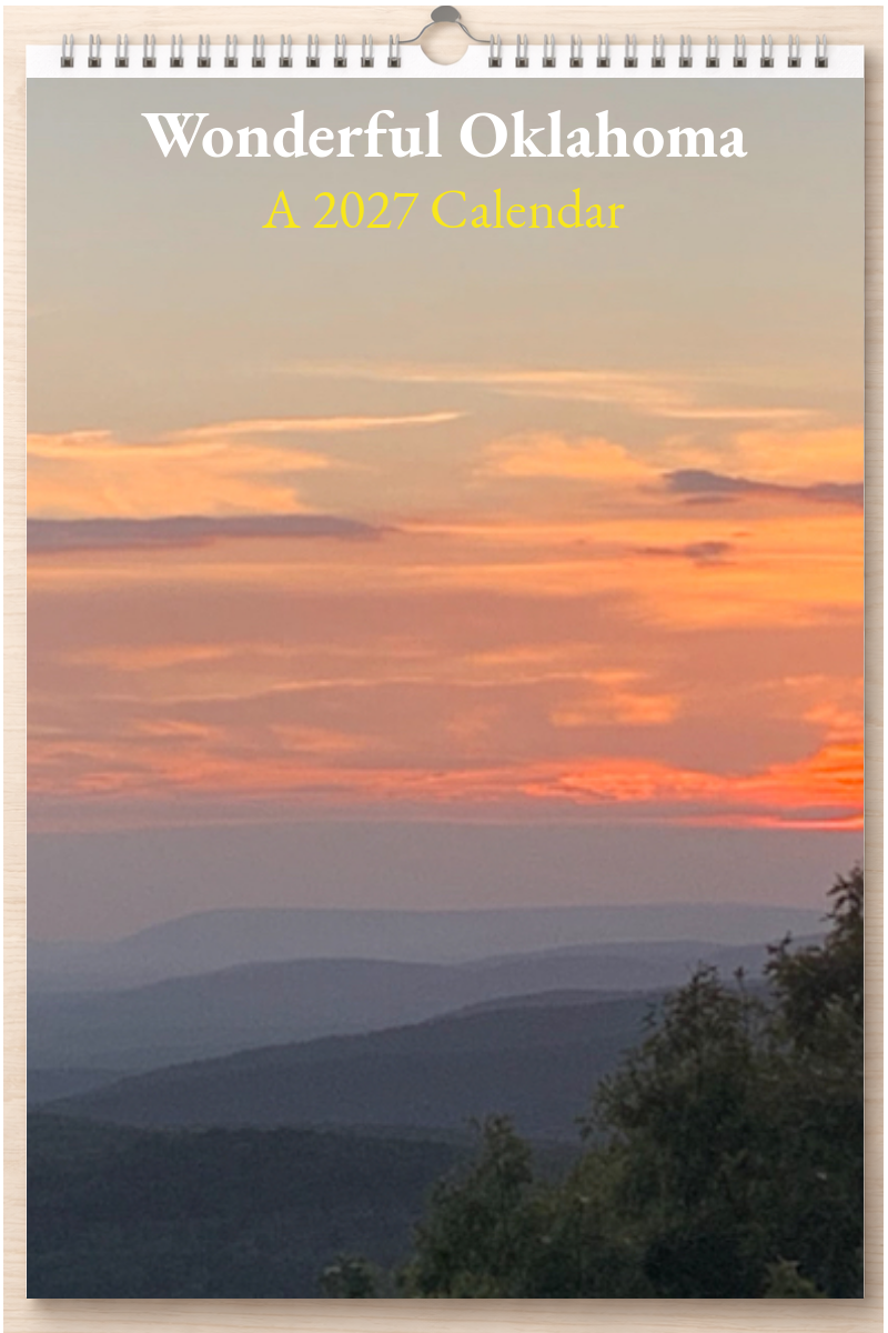 Wonderful Oklahoma: A 2027 Calendar