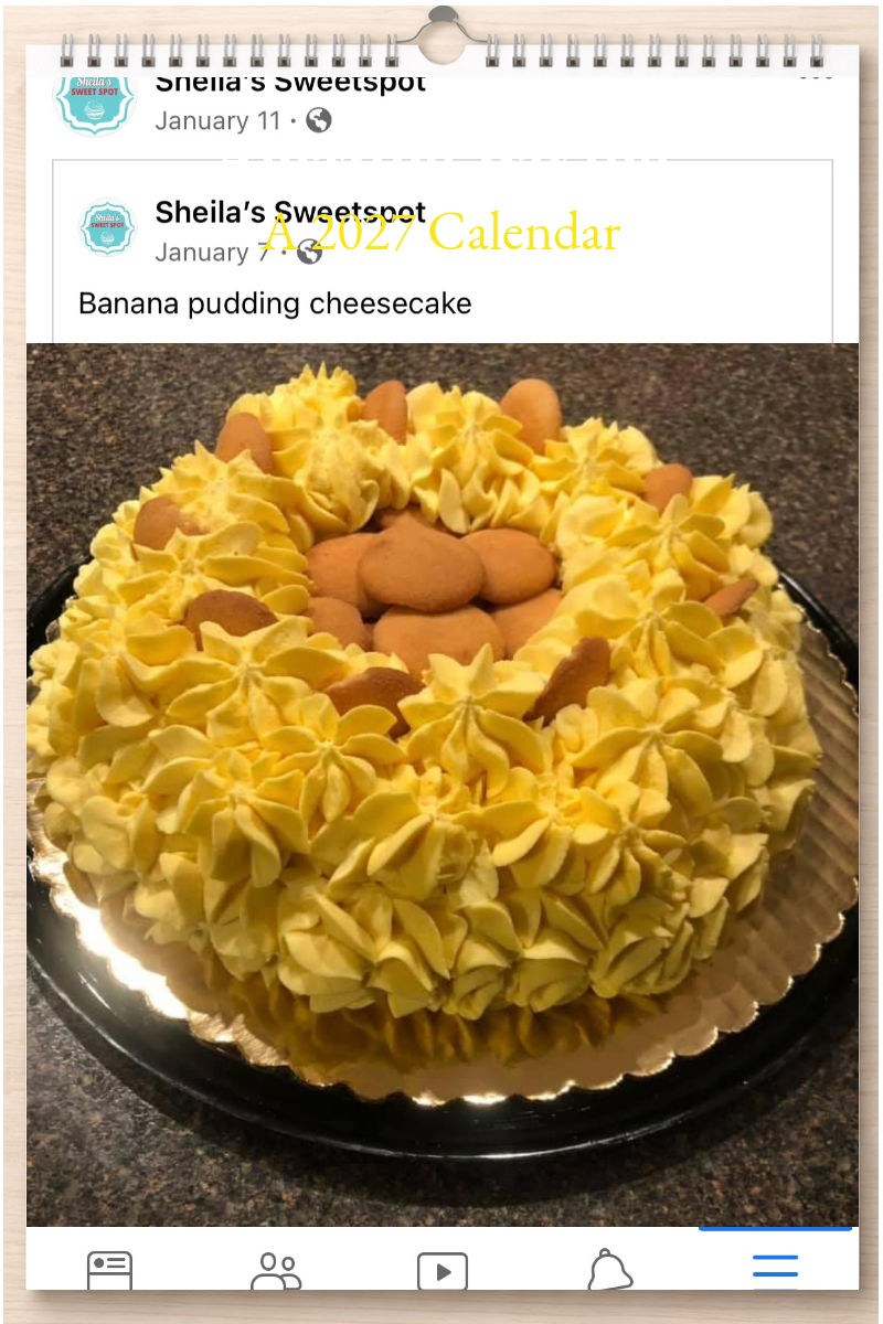 Amazing Baking: A 2027 Calendar