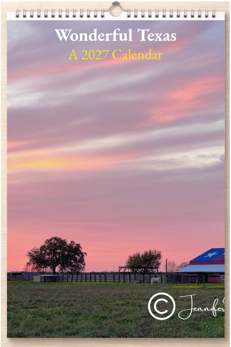 Wonderful Texas: A 2027 Calendar
