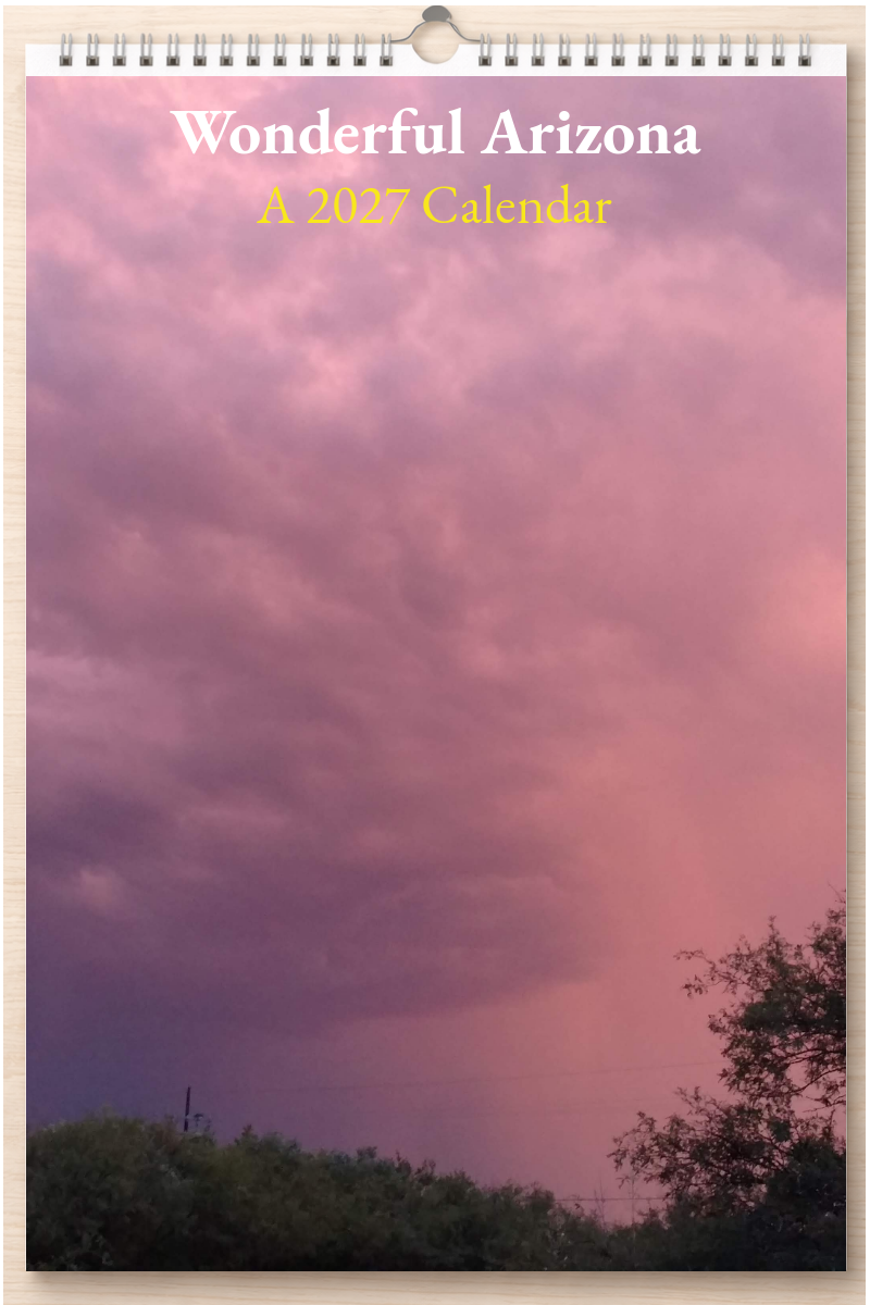 Wonderful Arizona: A 2027 Calendar