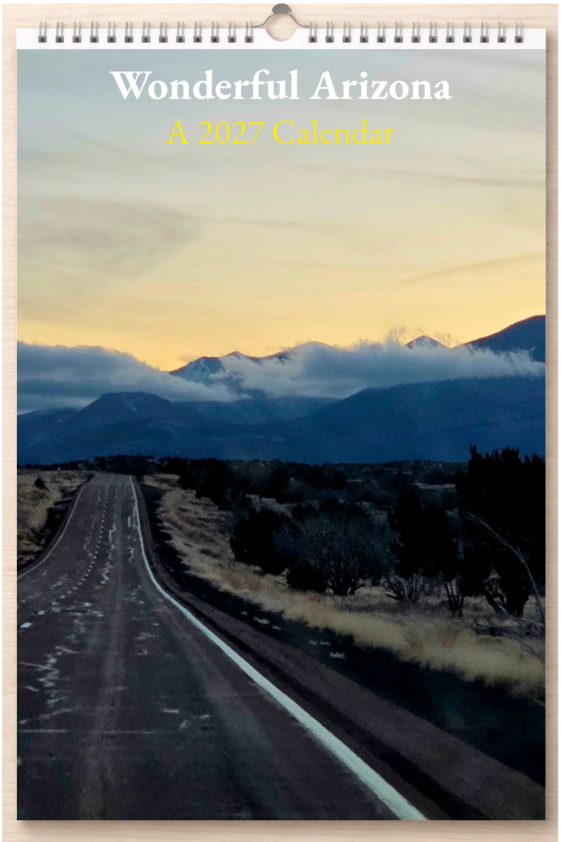 Wonderful Arizona: A 2027 Calendar