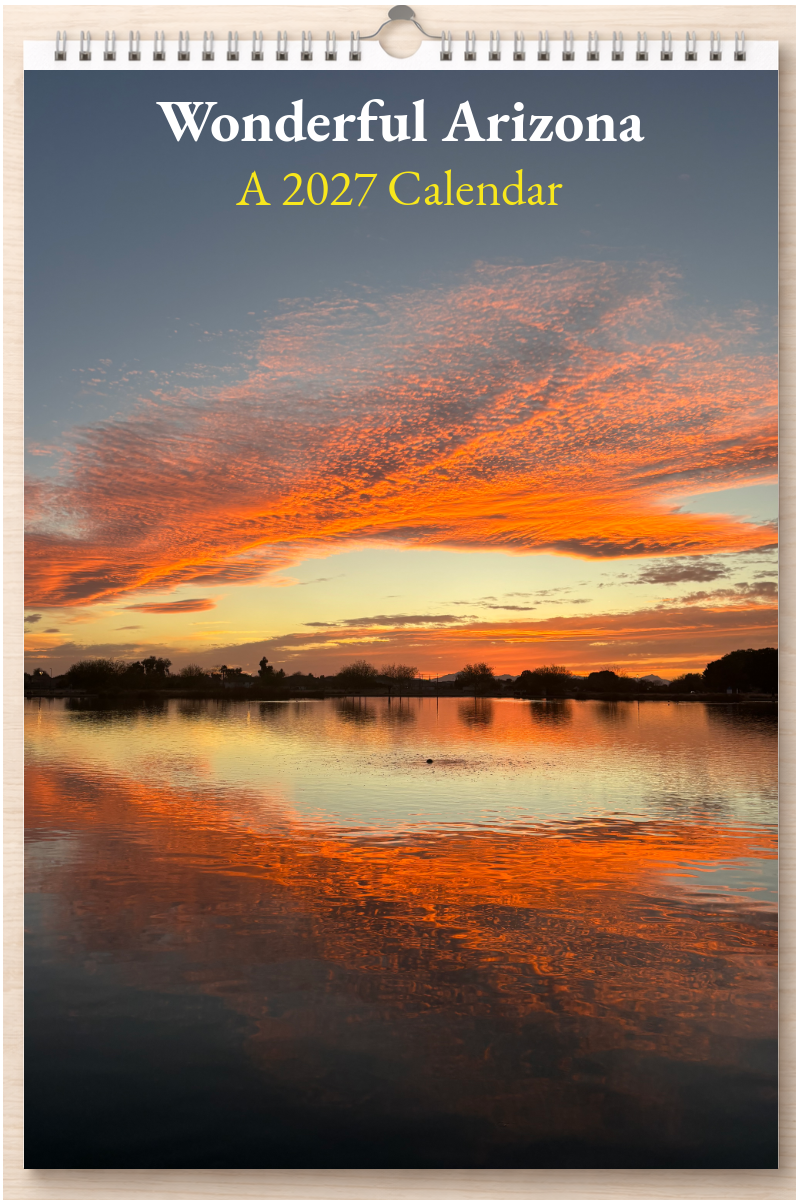 Wonderful Arizona: A 2027 Calendar