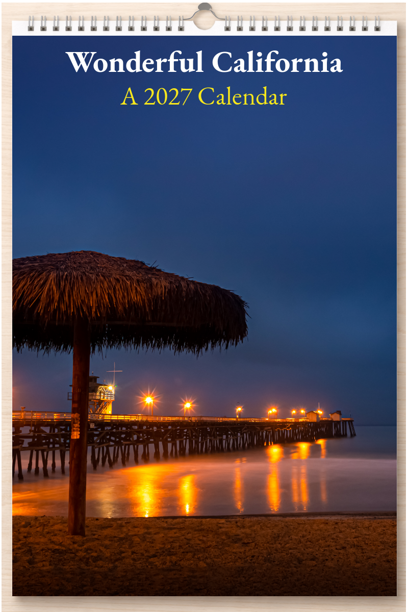 Wonderful California: A 2027 Calendar