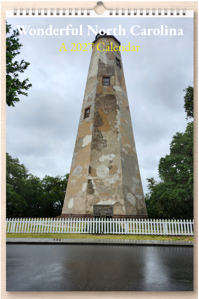 Wonderful North Carolina: A 2027 Calendar
