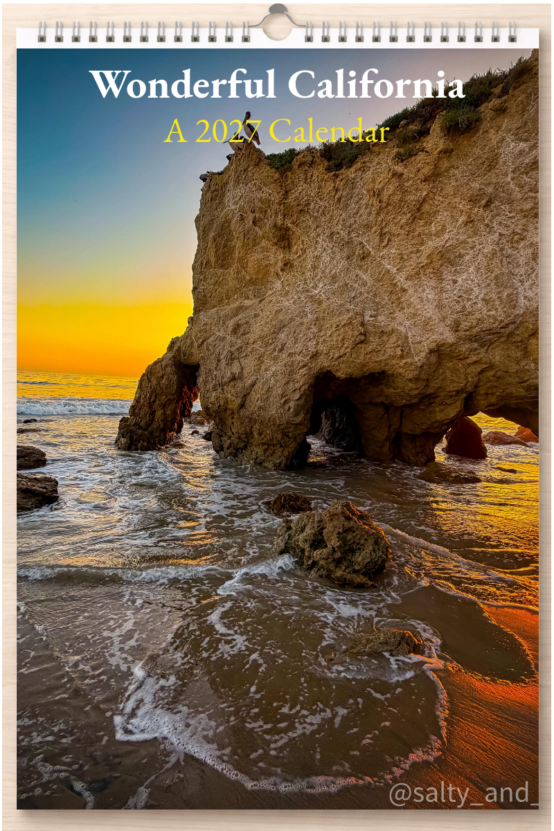 Wonderful California: A 2027 Calendar