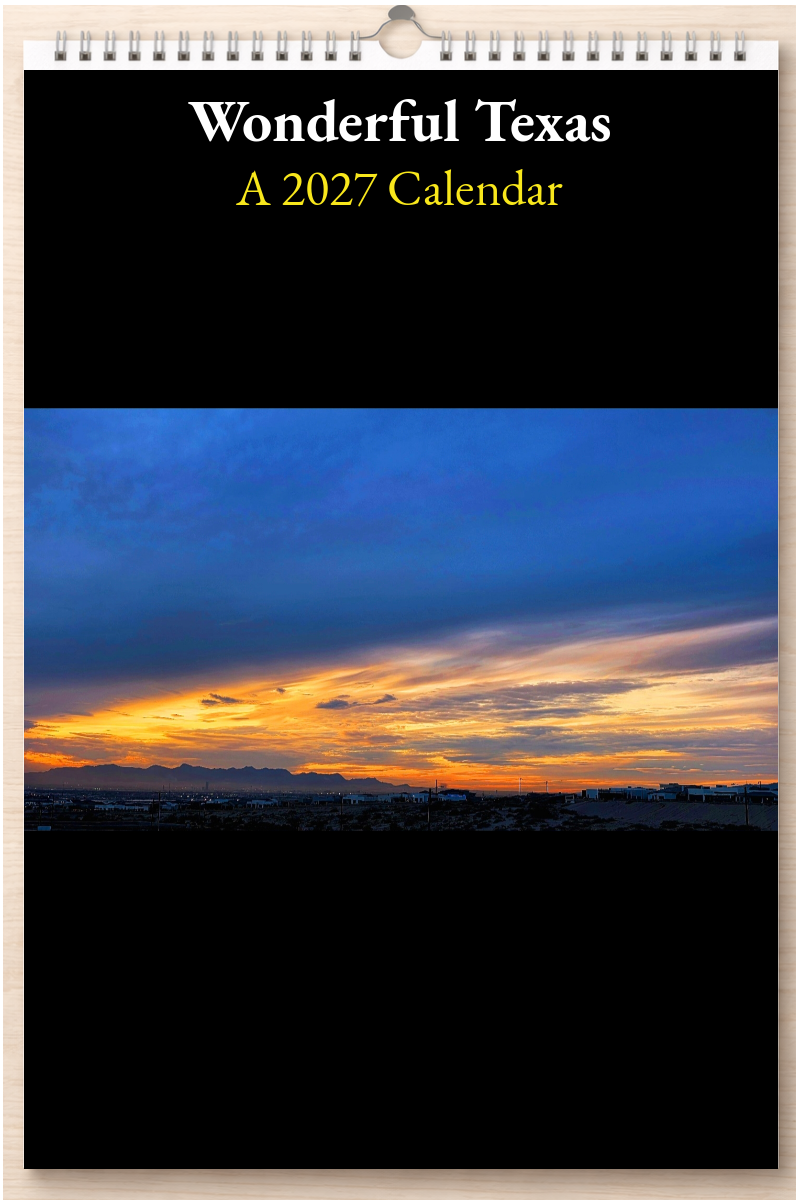 Wonderful Texas: A 2027 Calendar