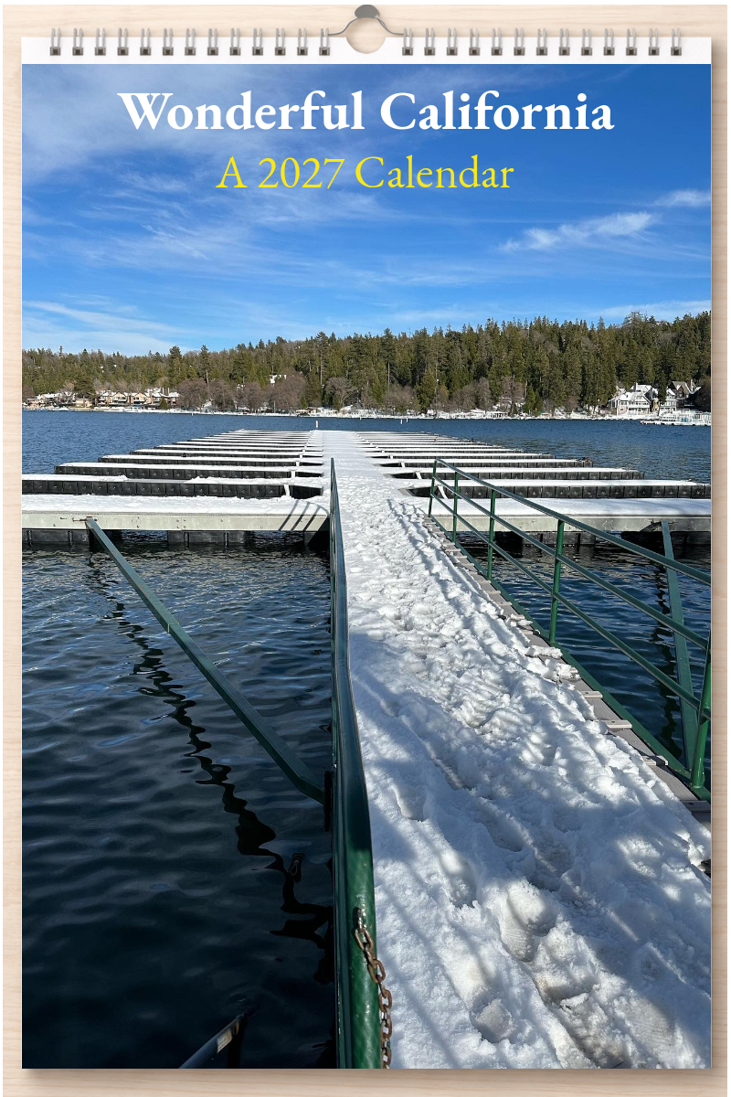 Wonderful California: A 2027 Calendar