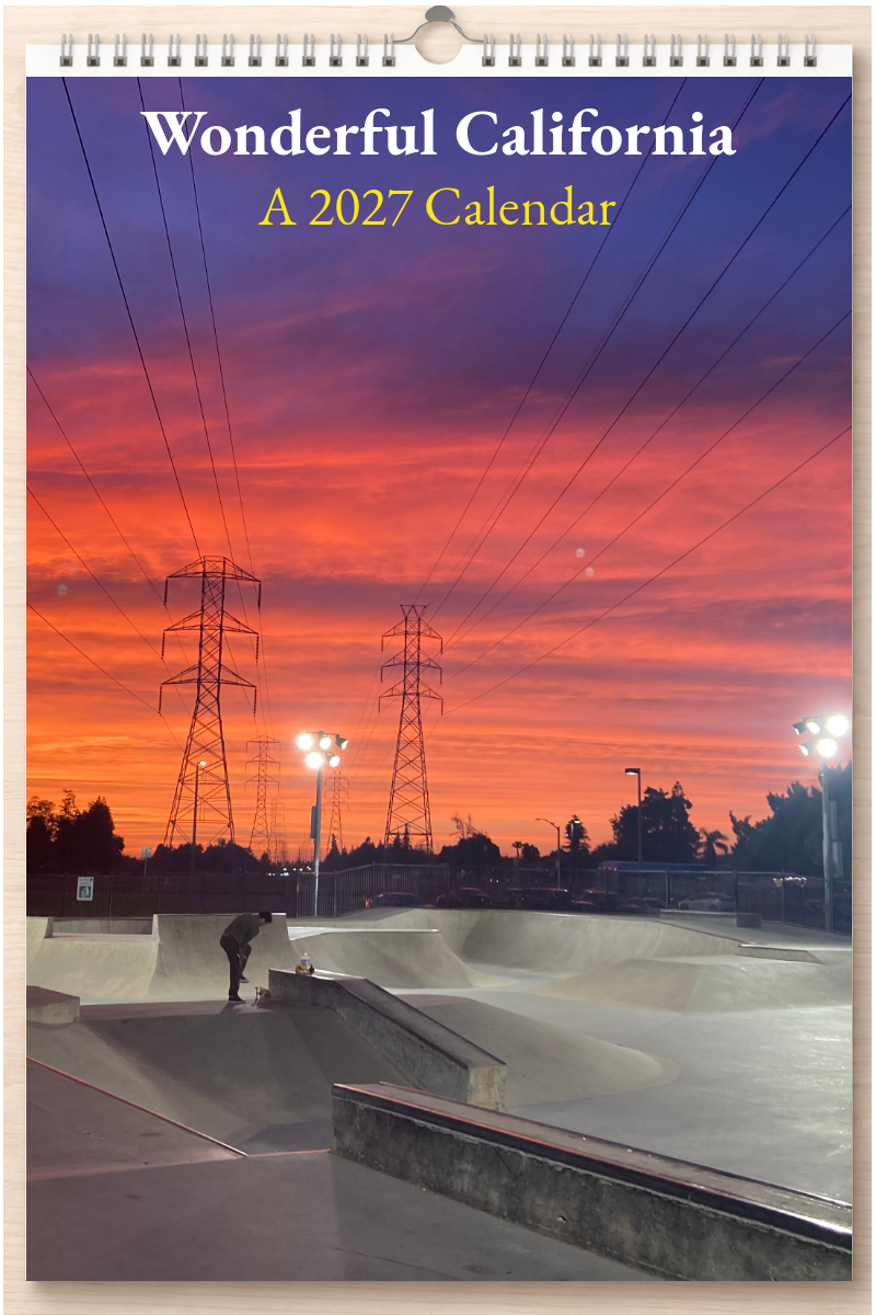 Wonderful California: A 2027 Calendar