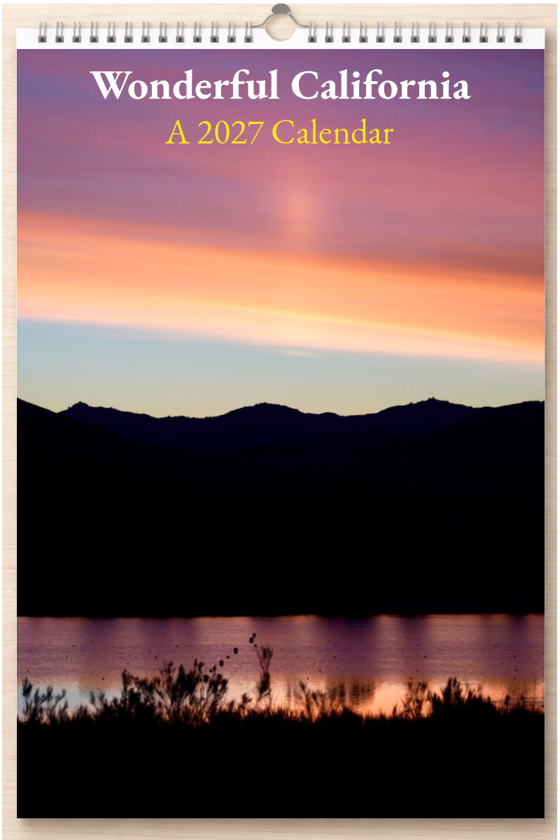 Wonderful California: A 2027 Calendar