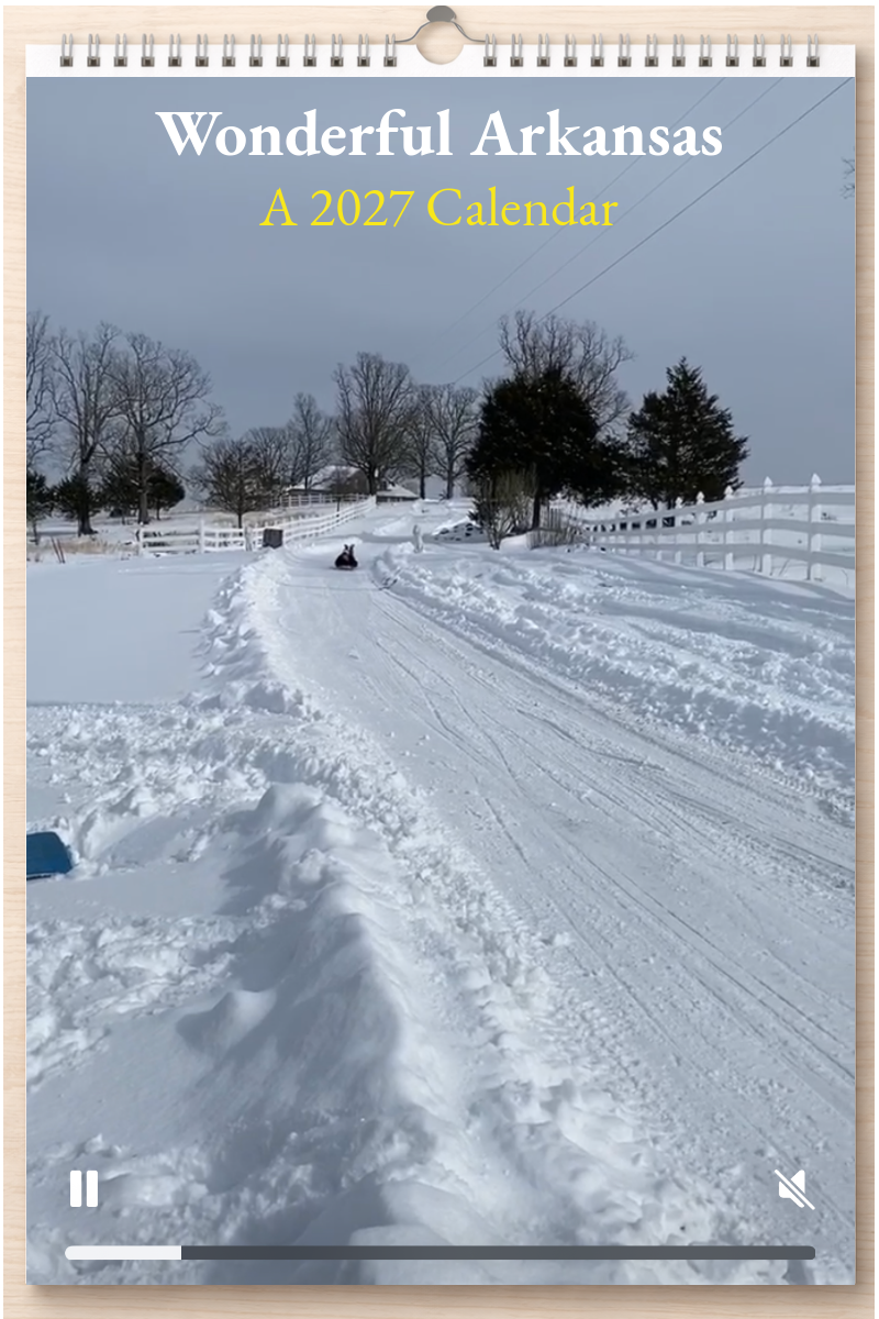 Wonderful Arkansas: A 2027 Calendar