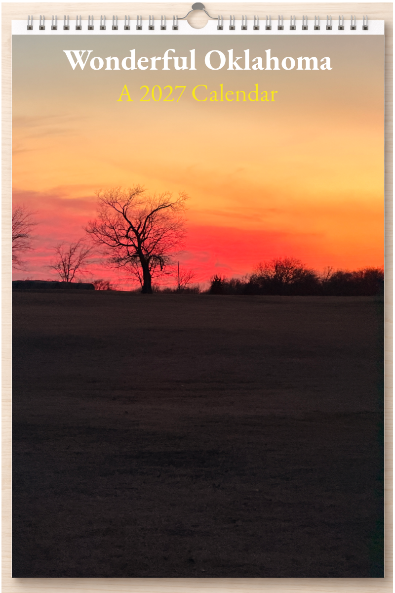 Wonderful Oklahoma: A 2027 Calendar