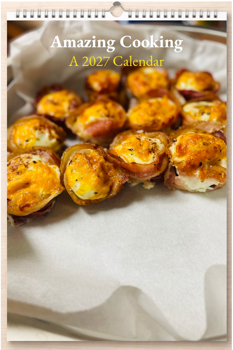 Amazing Cooking: A 2027 Calendar
