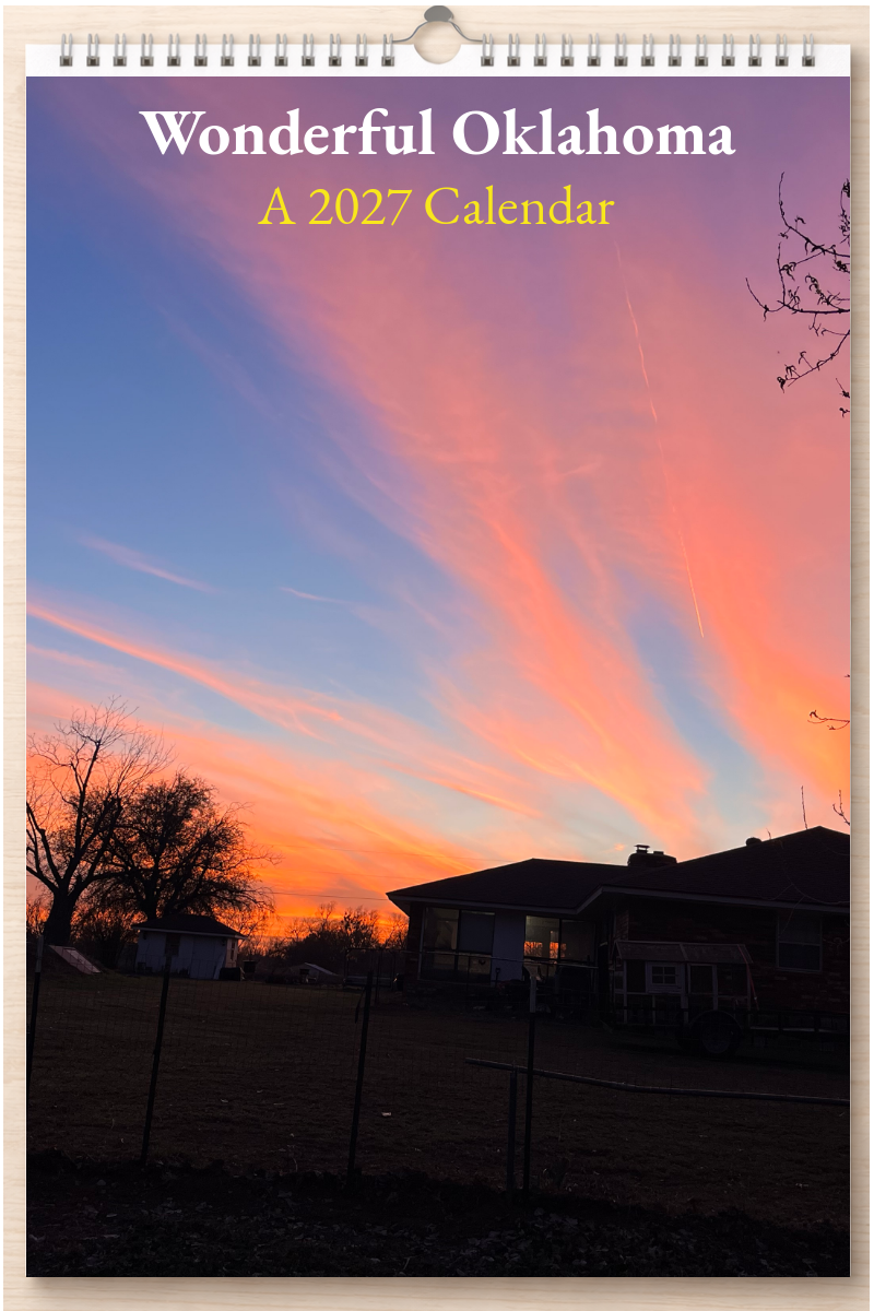 Wonderful Oklahoma: A 2027 Calendar