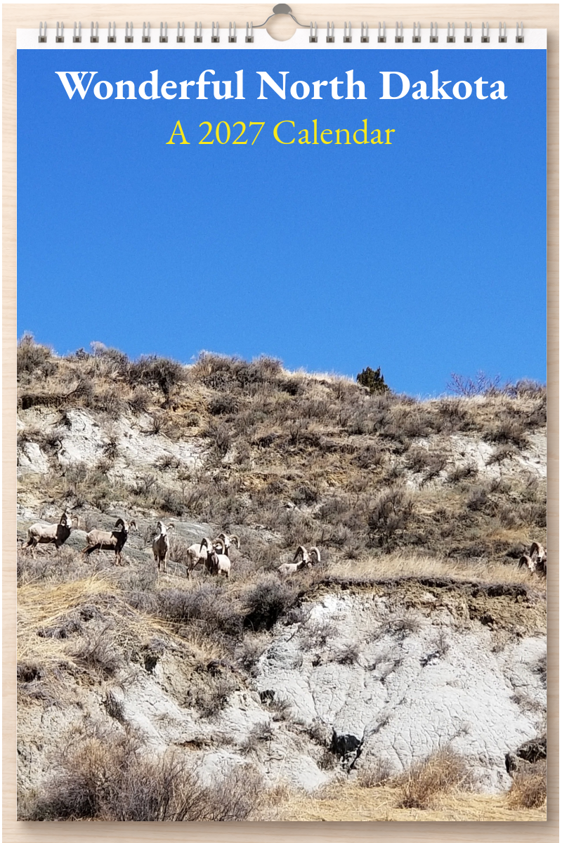 Wonderful North Dakota: A 2027 Calendar