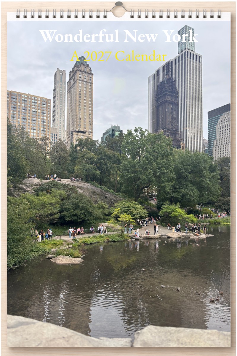 Wonderful New York: A 2027 Calendar