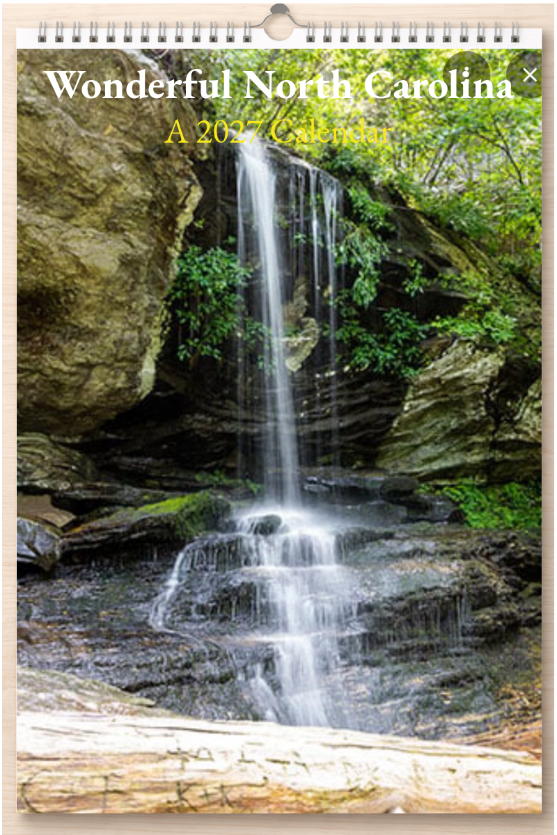 Wonderful North Carolina: A 2027 Calendar