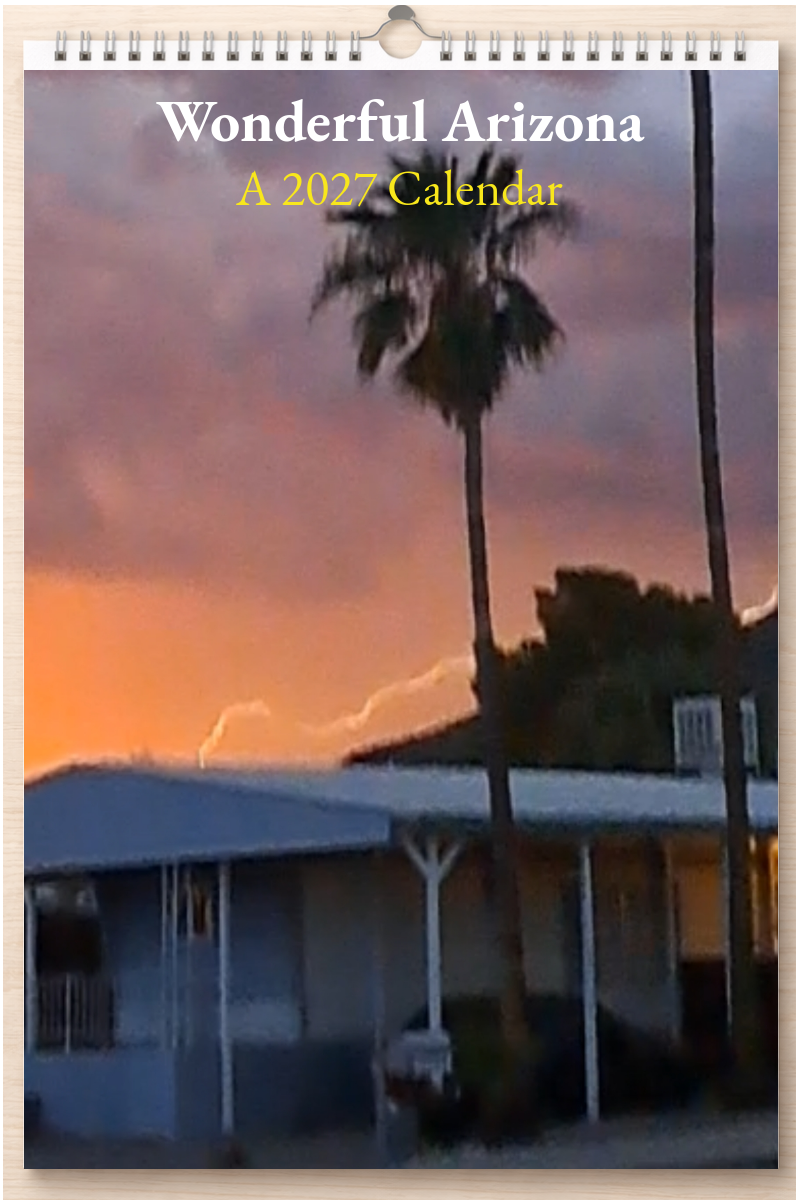 Wonderful Arizona: A 2027 Calendar