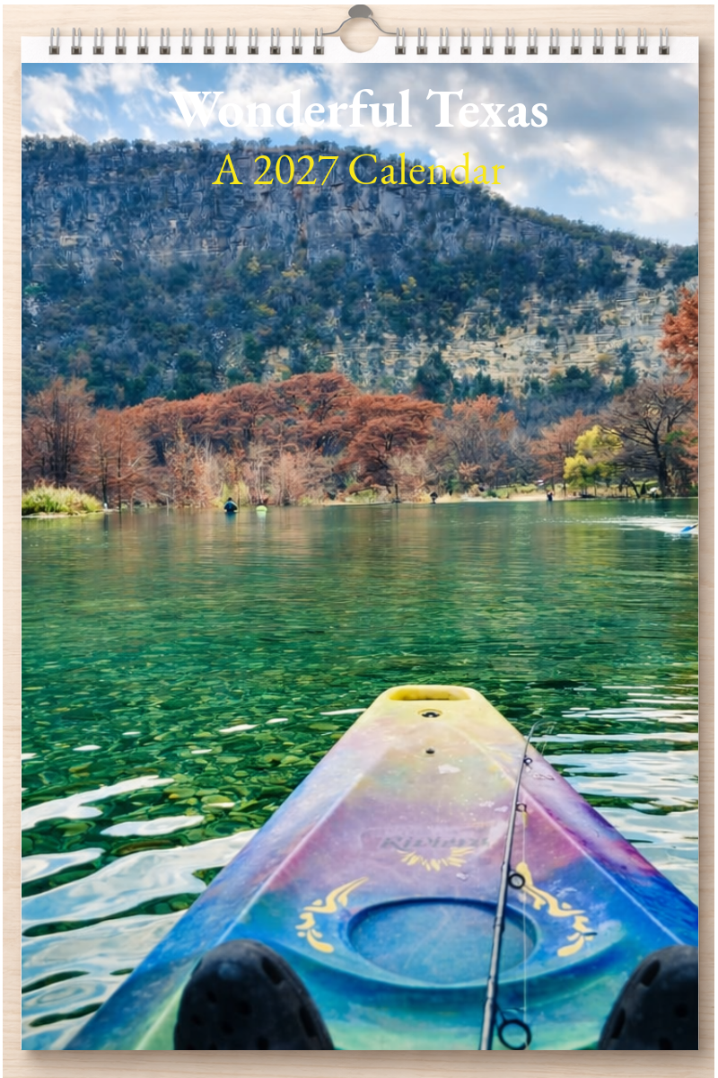 Wonderful Texas: A 2027 Calendar